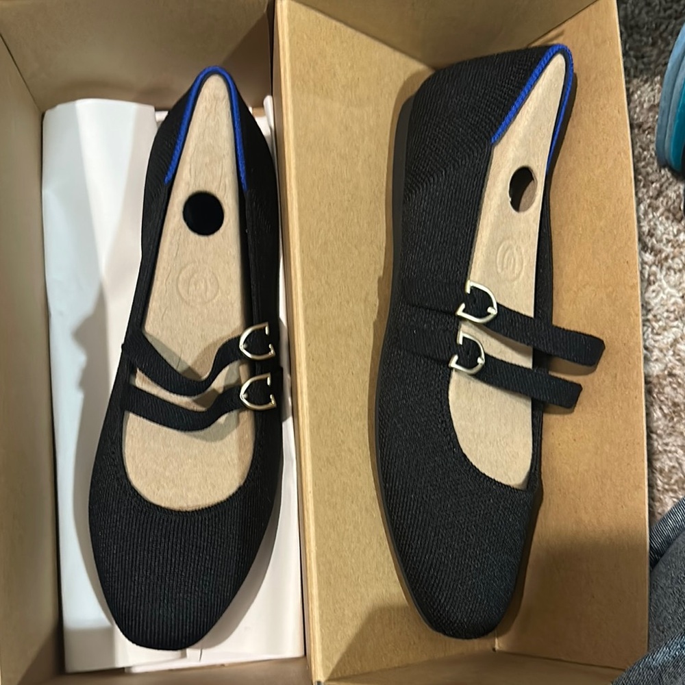 Stylish Black Mary Jane Flats